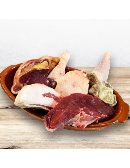 Bandeja preparado para cocido